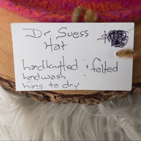 DR. SEUSS HAT Hand knit. Very Unique Wearable Art. - Picture 9 of 11
